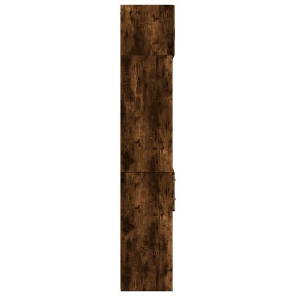 vidaXL skab 70x42,5x225 cm konstrueret træ røget egetræsfarve