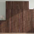 Miniatyrbillede 2 af 11: vidaXL skab 80x42,5x249 cm konstrueret træ brun egetræsfarve