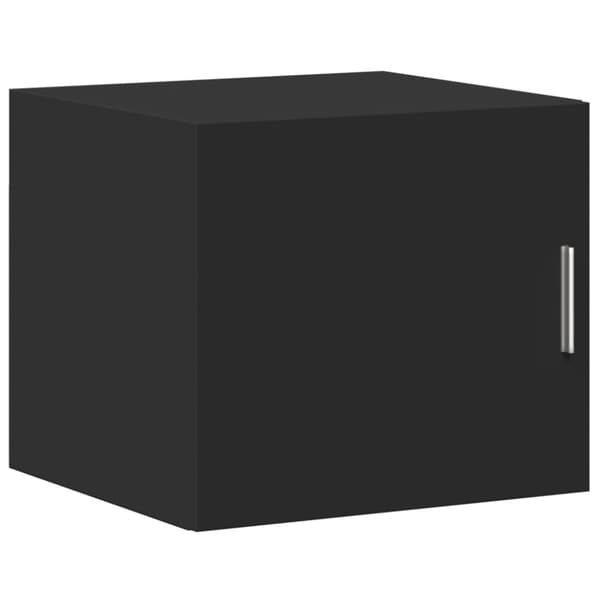 vidaXL skab 45x42,5x225 cm smalt konstrueret træ sort