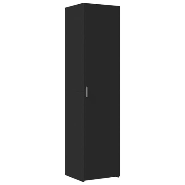 vidaXL skab 45x42,5x225 cm smalt konstrueret træ sort