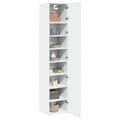 Miniatyrbillede 4 af 11: vidaXL skab 45x42,5x225 cm smalt konstrueret træ hvid