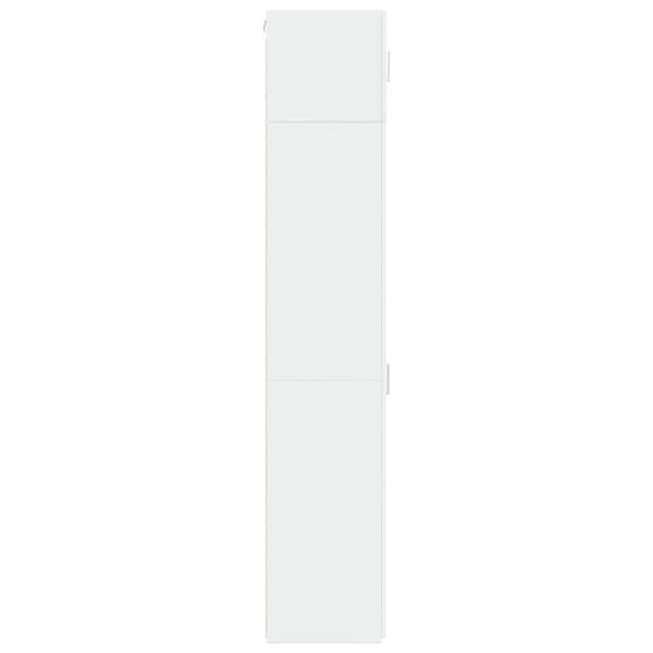 vidaXL skab 45x42,5x225 cm smalt konstrueret træ hvid