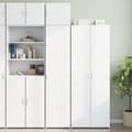 Miniatyrbillede 2 af 11: vidaXL skab 45x42,5x225 cm smalt konstrueret træ hvid
