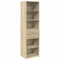 Miniatyrbillede 7 af 11: vidaXL skab 50x42,5x225 cm smalt konstrueret træ sonoma-eg
