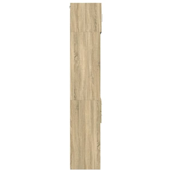 vidaXL skab 50x42,5x225 cm smalt konstrueret træ sonoma-eg