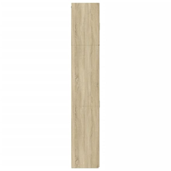vidaXL skab 80x42,5x249 cm konstrueret træ sonoma-eg