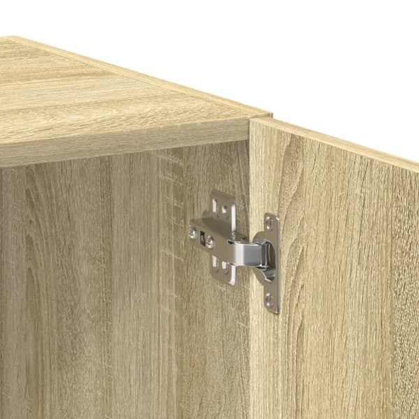 vidaXL skab 80x42,5x249 cm konstrueret træ sonoma-eg