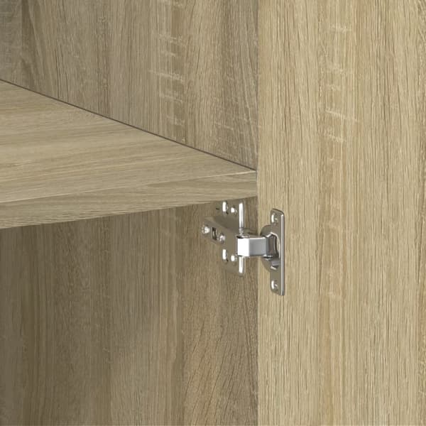 vidaXL skab 80x42,5x249 cm konstrueret træ sonoma-eg