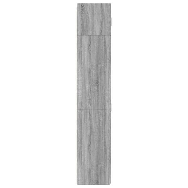 vidaXL skab 70x42,5x225 cm konstrueret træ grå sonoma-eg