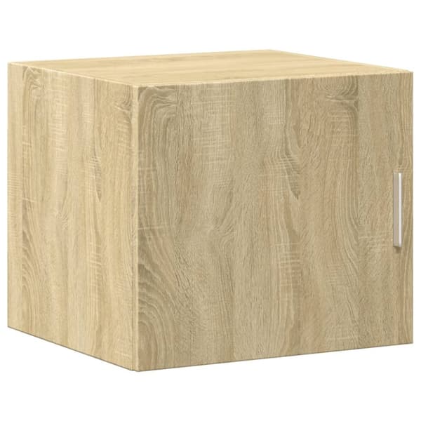 vidaXL Smalt oppbevaringsskap sonoma eik 45x42,5x225 cm konstruert tre