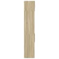Miniatyrbilde 8 av 11: vidaXL Smalt oppbevaringsskap sonoma eik 45x42,5x225 cm konstruert tre