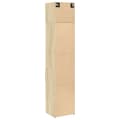Miniatyrbilde 9 av 11: vidaXL Smalt oppbevaringsskap sonoma eik 45x42,5x225 cm konstruert tre