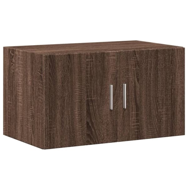 vidaXL Oppbevaringsskap brun eik 70x42,5x225 cm konstruert tre