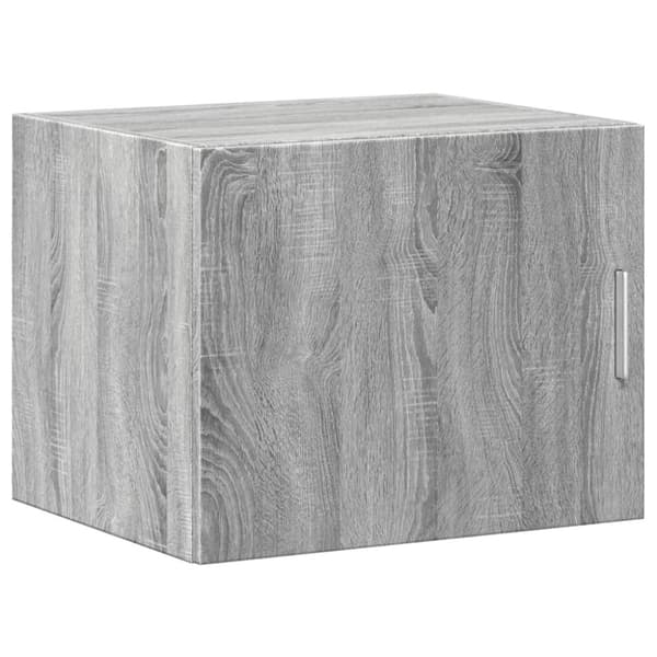 vidaXL Smalt oppbevaringsskap grå sonoma 50x42,5x225 cm konstruert tre