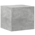 Miniatyrbillede 6 af 11: vidaXL skab 45x42,5x225 cm smalt konstrueret træ betongrå