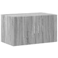 Miniatyrbillede 6 af 11: vidaXL skab 70x42,5x225 cm konstrueret træ grå sonoma-eg
