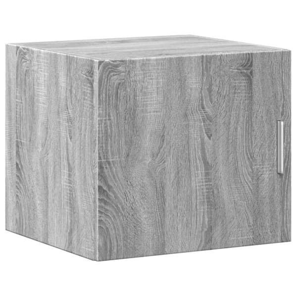 vidaXL skab 45x42,5x225 cm smalt konstrueret træ grå sonoma-eg