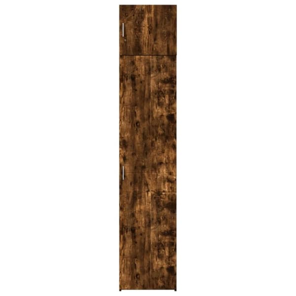 vidaXL skab 45x42,5x225 cm smalt konstrueret træ røget egetræsfarve
