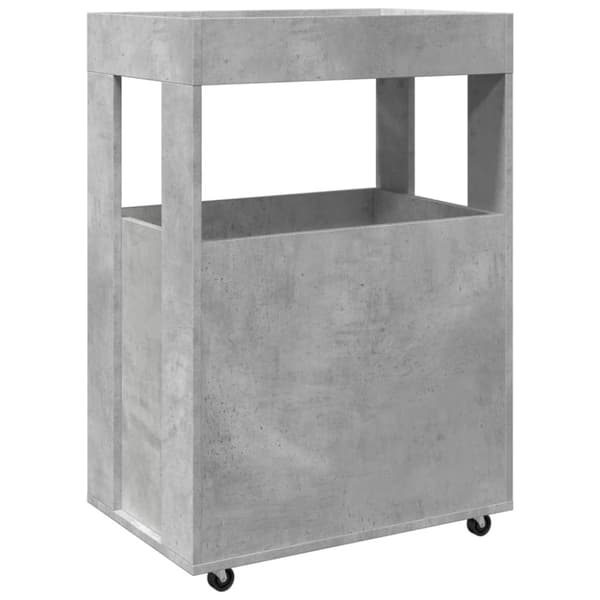 vidaXL Bartralle betonggrå 60x39,5x89 cm konstruert tre