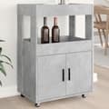 Miniatyrbilde 2 av 10: vidaXL Bartralle betonggrå 60x39,5x89 cm konstruert tre