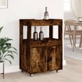Miniatyrbilde 4 av 10: vidaXL Bartralle røkt eik 60x39,5x89 cm konstruert tre