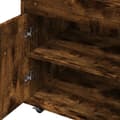 Miniatyrbilde 8 av 10: vidaXL Bartralle røkt eik 60x39,5x89 cm konstruert tre
