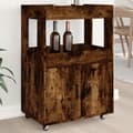 Miniatyrbilde 2 av 10: vidaXL Bartralle røkt eik 60x39,5x89 cm konstruert tre