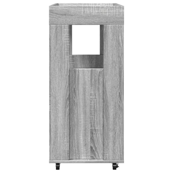 vidaXL barvogn 60x39,5x89 cm konstrueret træ grå sonoma-eg