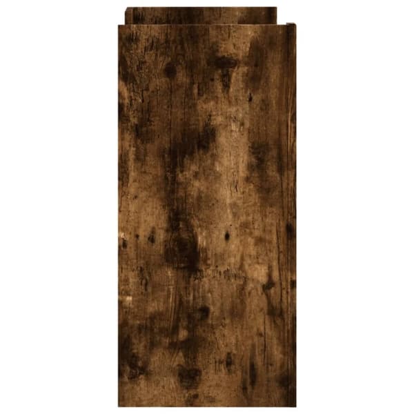 vidaXL Skänk rökfärgad ek 73,5x35x75 cm konstruerat trä