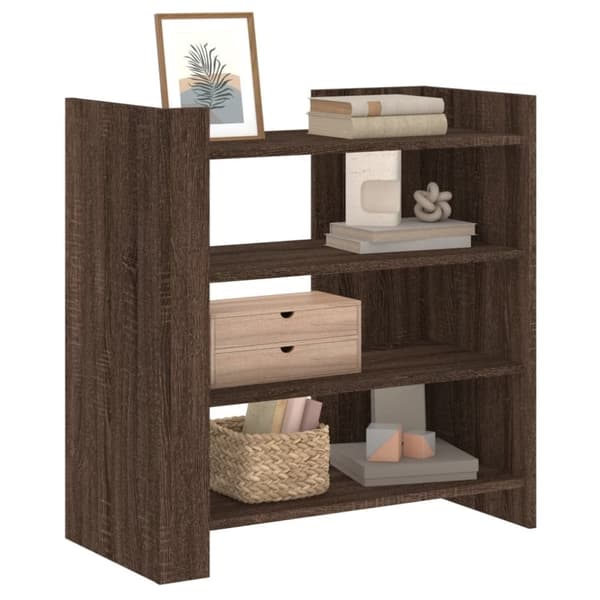vidaXL Skjenk brun eik 73,5x35x75 cm konstruert tre