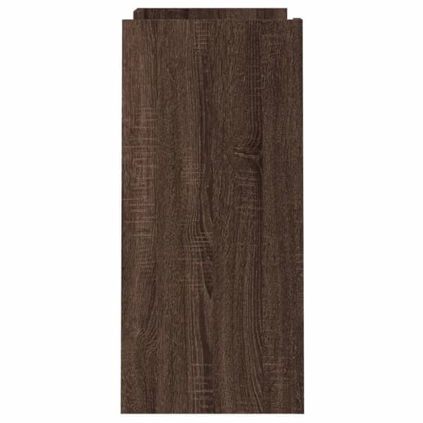 vidaXL Skjenk brun eik 73,5x35x75 cm konstruert tre