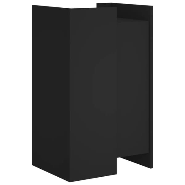 vidaXL Skänk svart 45x35x75 cm konstruerat trä