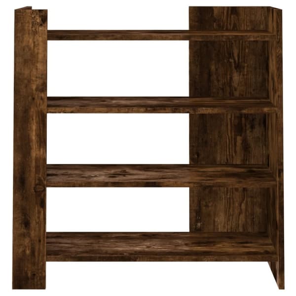 vidaXL Skjenk røkt eik 73,5x35x75 cm konstruert tre
