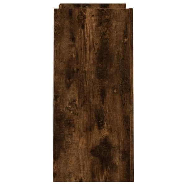 vidaXL Skjenk røkt eik 73,5x35x75 cm konstruert tre