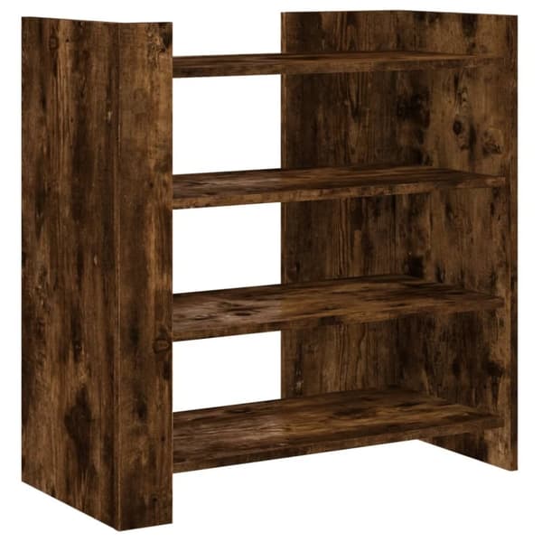 vidaXL Skjenk røkt eik 73,5x35x75 cm konstruert tre
