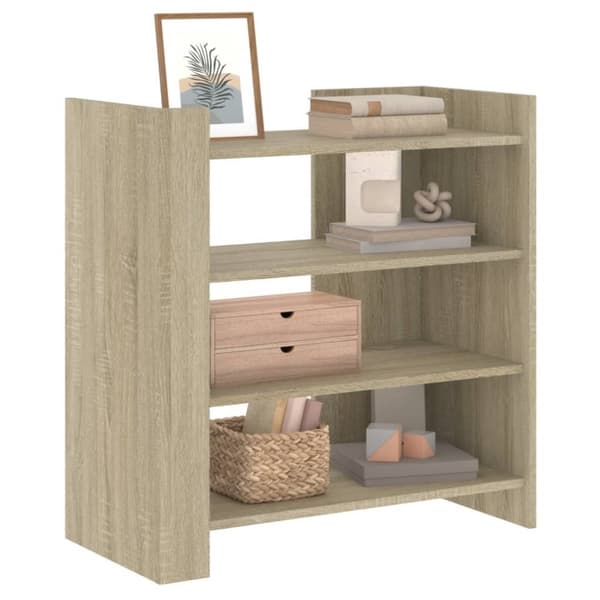 vidaXL Skjenk sonoma eik 73,5x35x75 cm konstruert tre