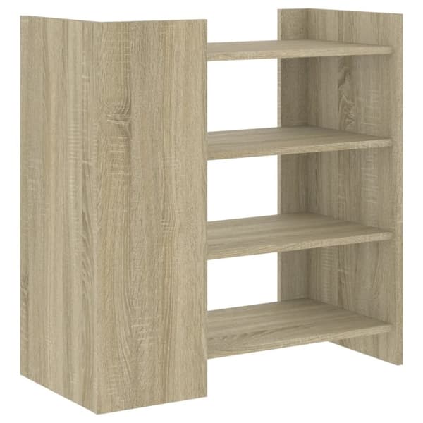 vidaXL Skjenk sonoma eik 73,5x35x75 cm konstruert tre