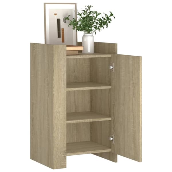 vidaXL Skänk sonoma-ek 45x35x75 cm konstruerat trä