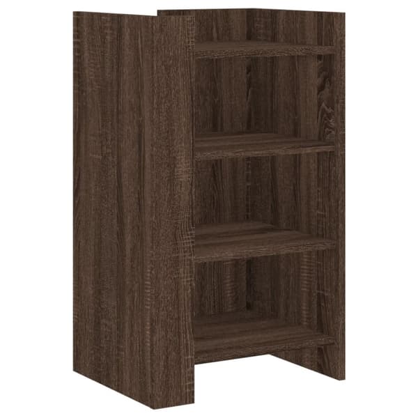 vidaXL Skjenk brun eik 45x35x75 cm konstruert tre