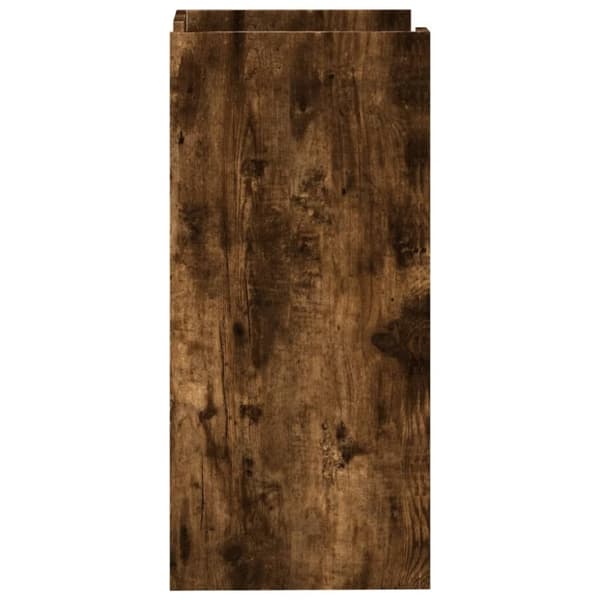 vidaXL Skjenk røkt eik 45x35x75 cm konstruert tre