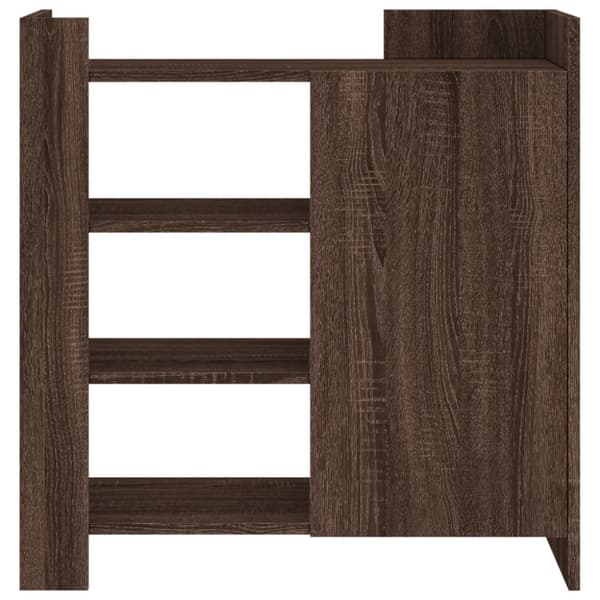 vidaXL Skjenk brun eik 73,5x35x75 cm konstruert tre