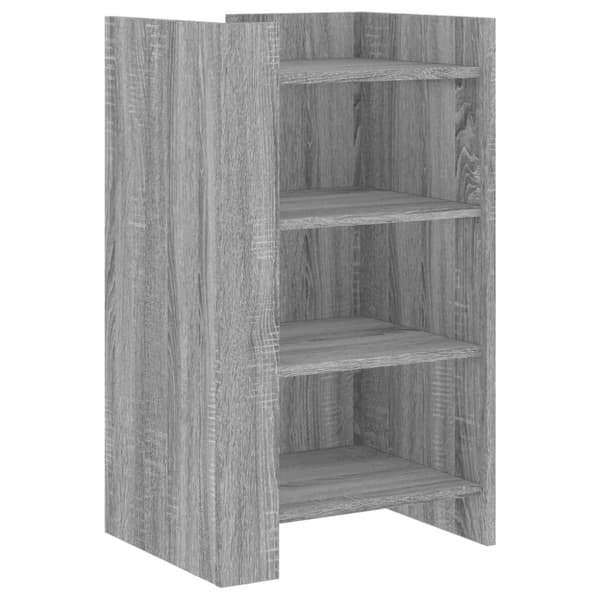vidaXL skænk 45x35x75 cm konstrueret træ grå sonoma-eg