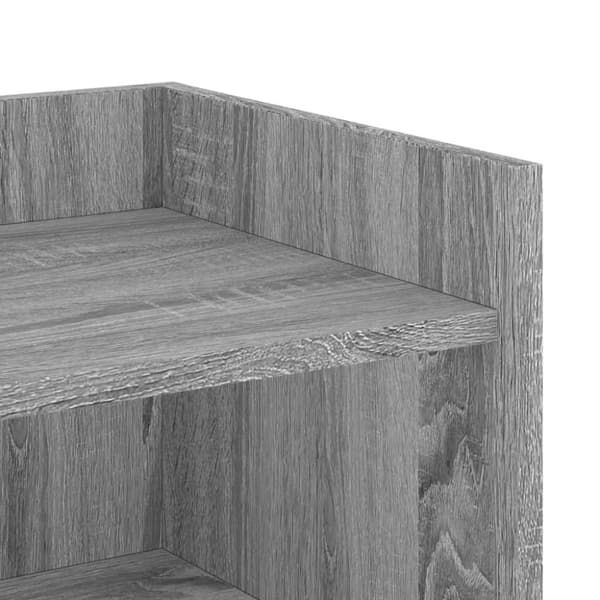 vidaXL skænk 45x35x75 cm konstrueret træ grå sonoma-eg