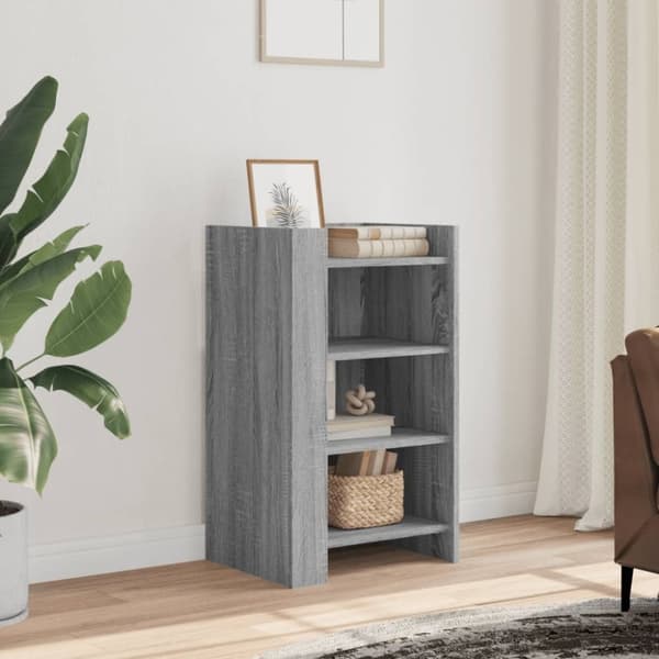 vidaXL skænk 45x35x75 cm konstrueret træ grå sonoma-eg
