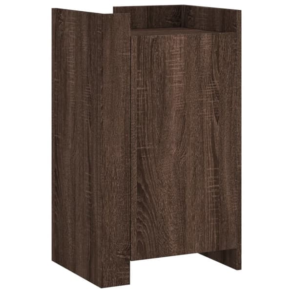 vidaXL skænk 45x35x75 cm konstrueret træ brun egetræsfarve