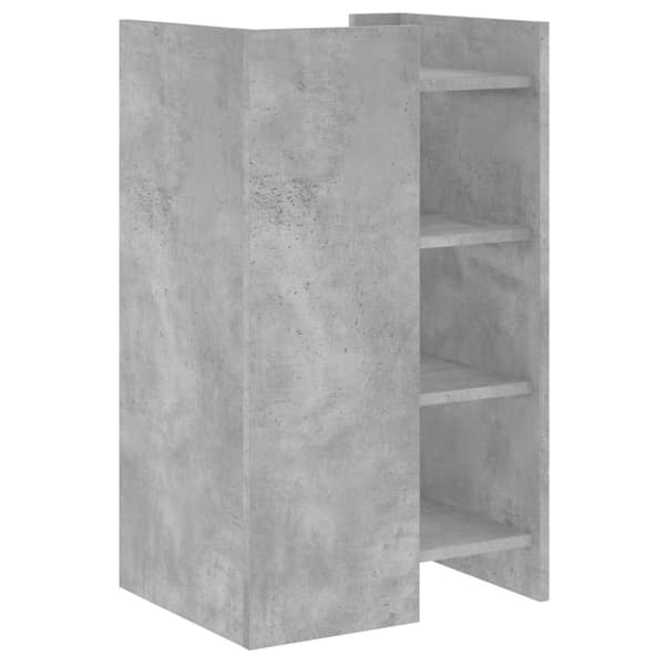 vidaXL skænk 45x35x75 cm konstrueret træ betongrå