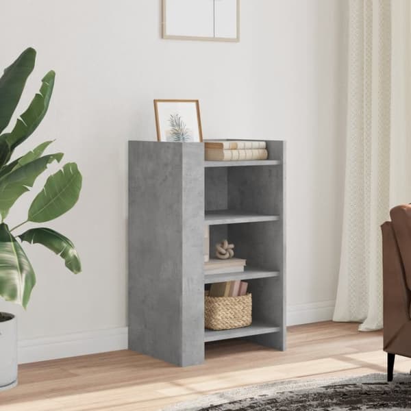 vidaXL skænk 45x35x75 cm konstrueret træ betongrå