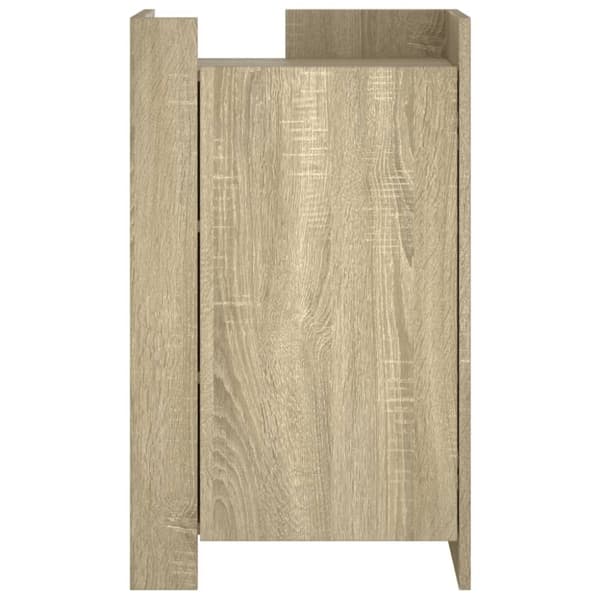 vidaXL skænk 45x35x75 cm konstrueret træ sonoma-eg