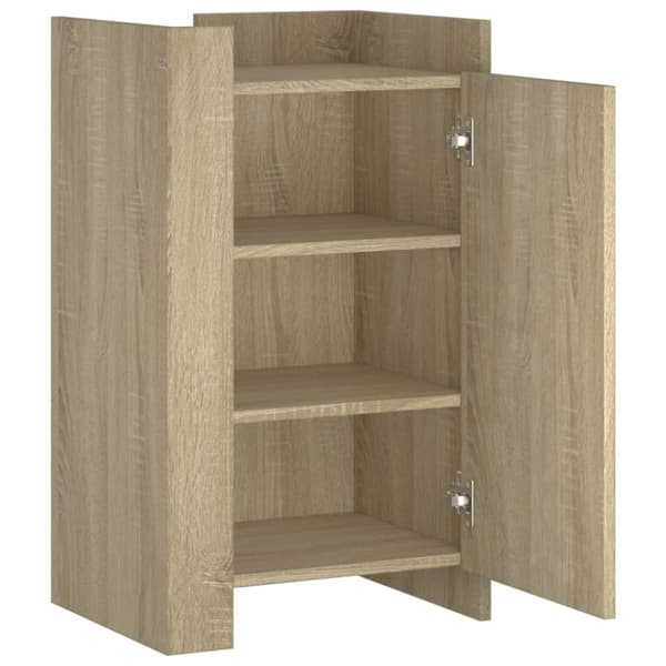 vidaXL skænk 45x35x75 cm konstrueret træ sonoma-eg