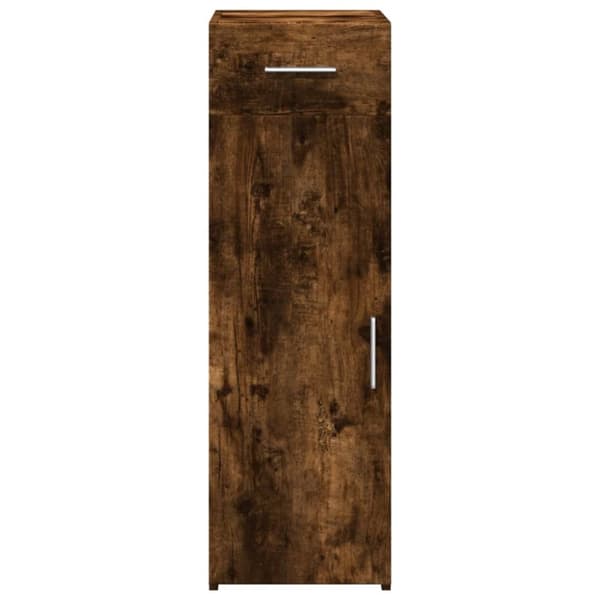 vidaXL Skjenk røkt eik 30x42,5x93 cm konstruert tre